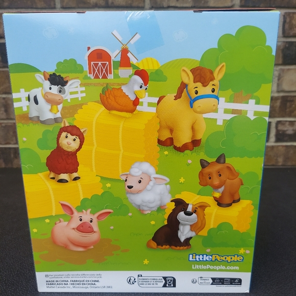Fisher-Price LITTLE PEOPLE Farm ANIMAL Friends 8 piece Toy Set NEW NIB - Picture 2 of 7
